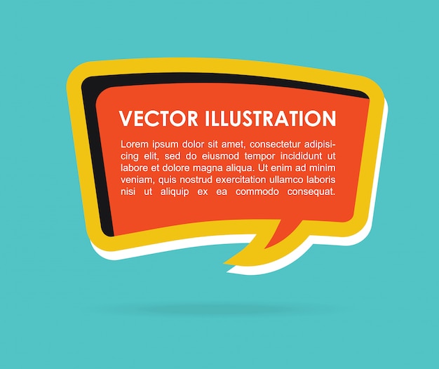 Free vector bubble