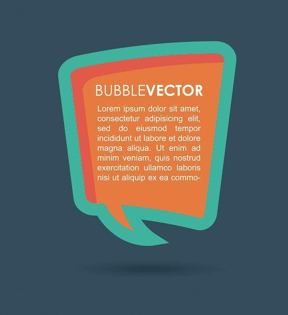 Free vector bubble