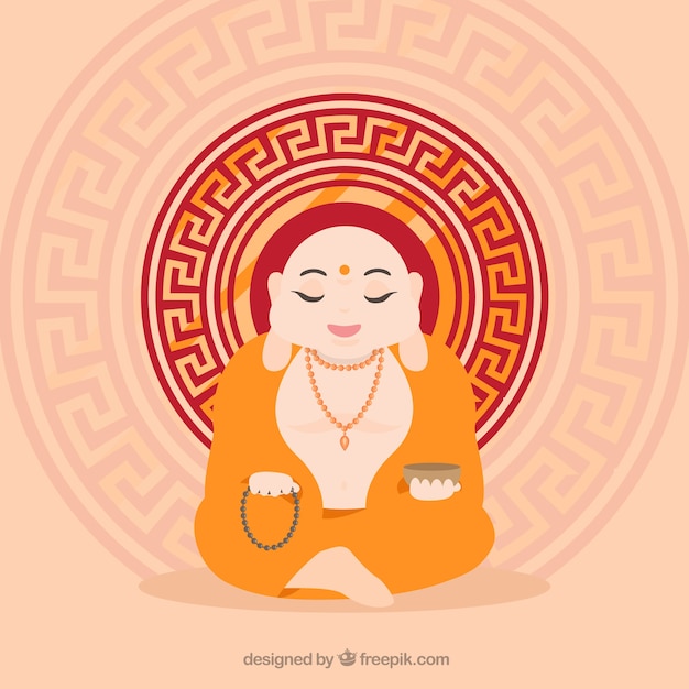 Free Vector budha background