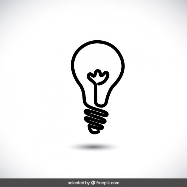 Free vector bulb icon