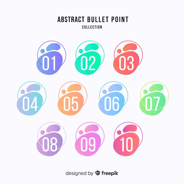 Bullet point collection