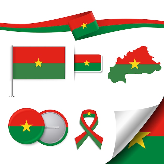 Burkina faso representative elements collection