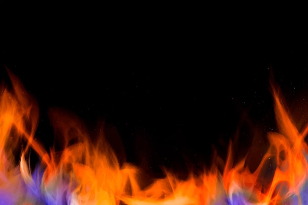 Burning fire flame background