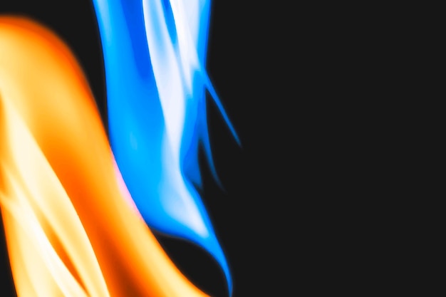 Free vector burning flame background, fire border realistic vector black image