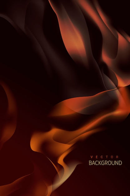 Free Vector burning flame background