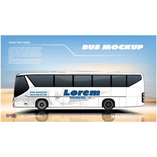 Bus background design