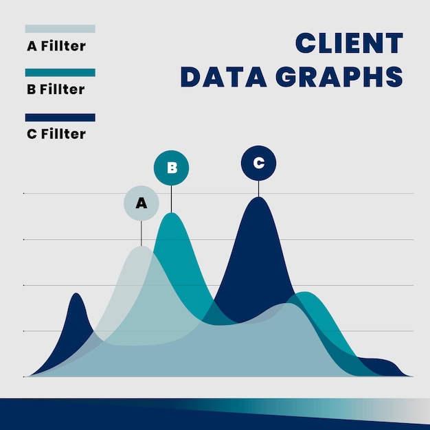 Free vector business analysis graph editable template