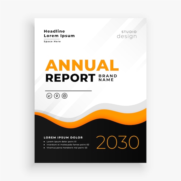 business annual report template for professional presentation