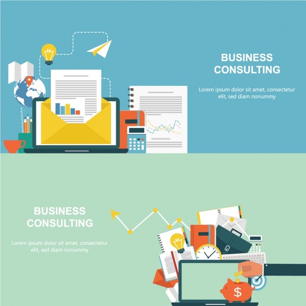 Free Vector business background design