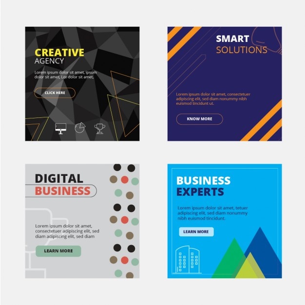 Business backgrounds collection