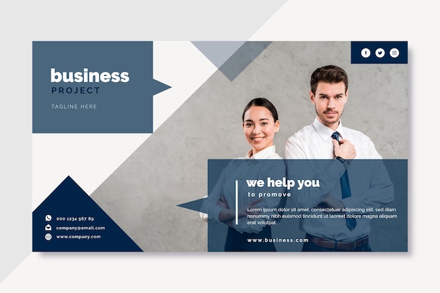 Business banner blog design