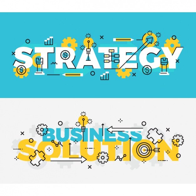 Business banners set