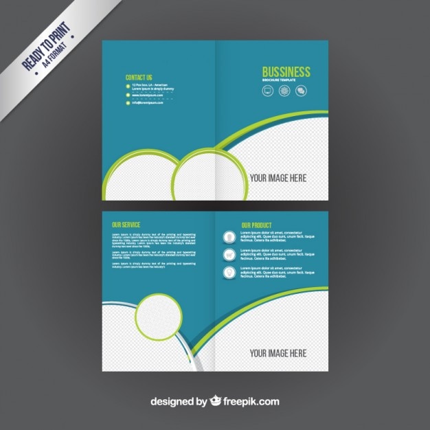 Free vector business booklet