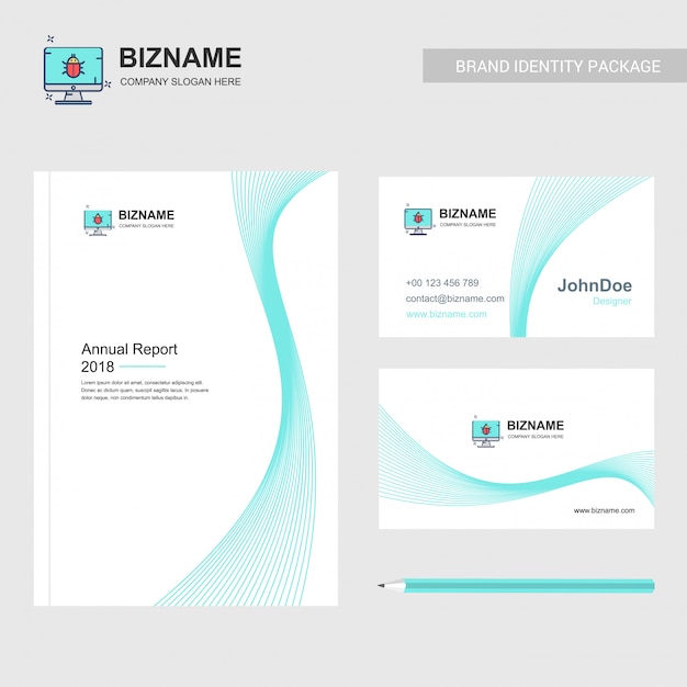 Business brochure and card