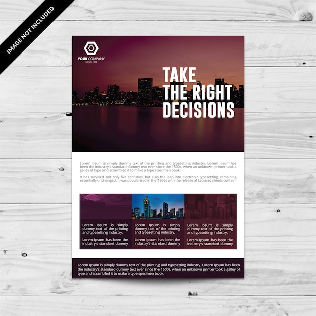 Business brochure template