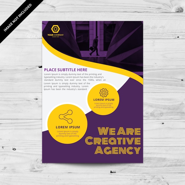 Free vector business brochure template