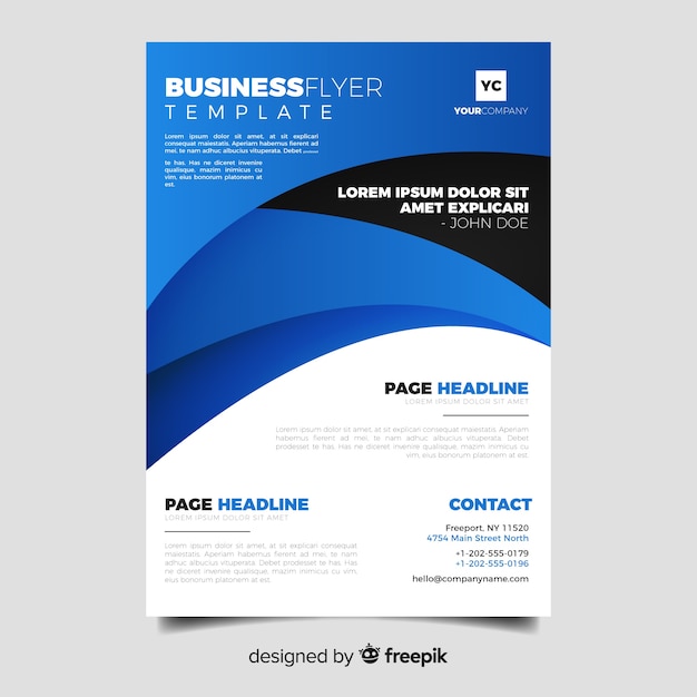 Business brochure template