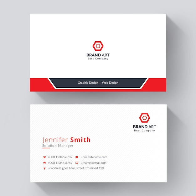 Business Card Design Template with professional design