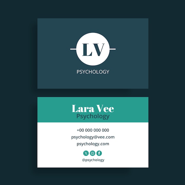 Business card template design