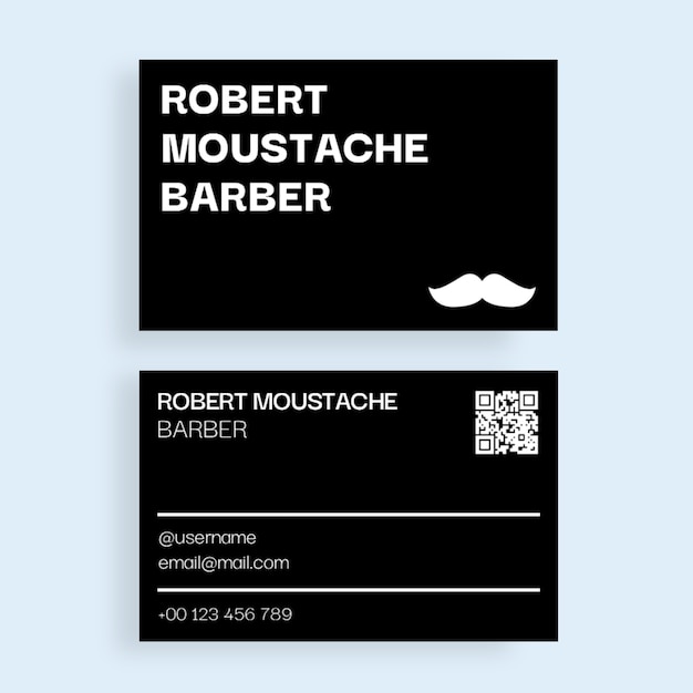 Business card template design