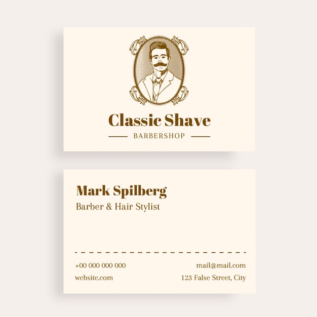 Business card template design