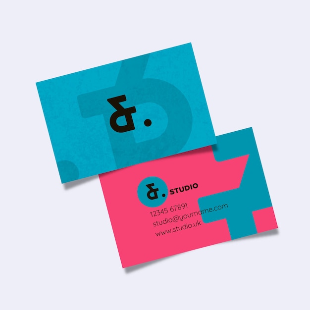 Business card template simplistic style