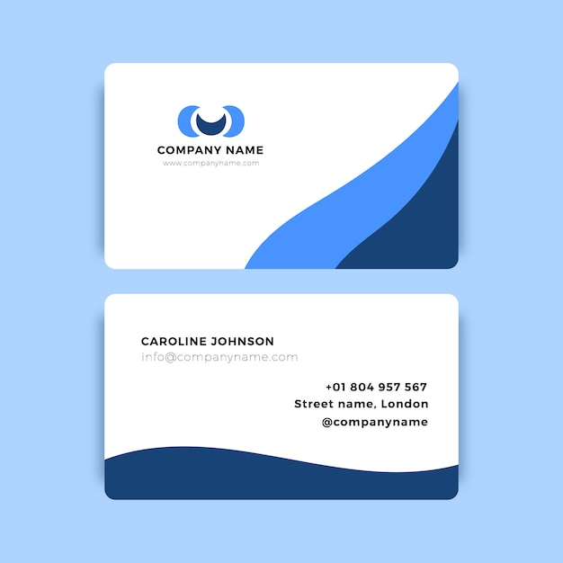 Business card template