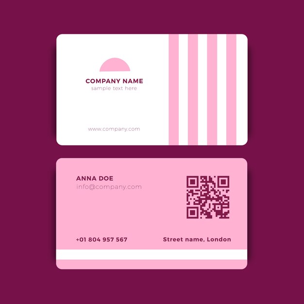 Business card template