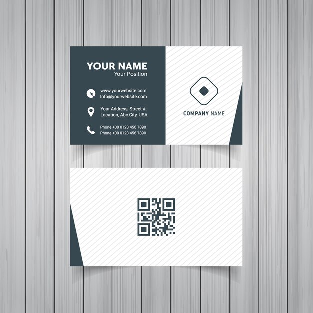 Business card template