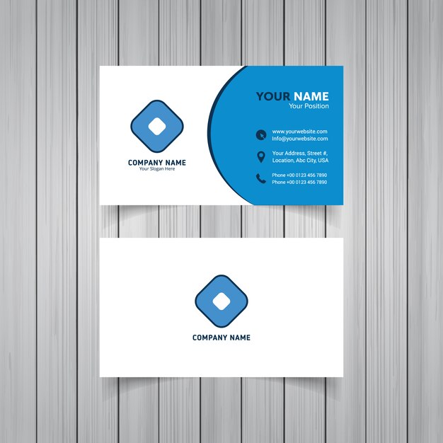 Business card template