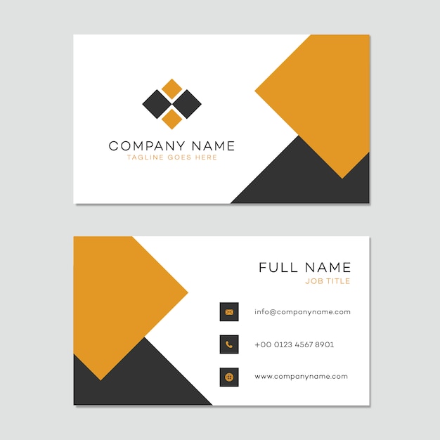 Free Vector business card template