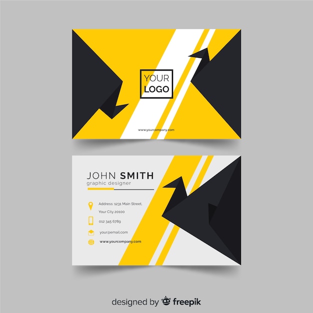 Business card template