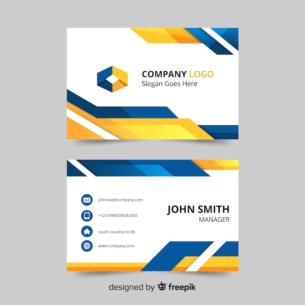 Business card template