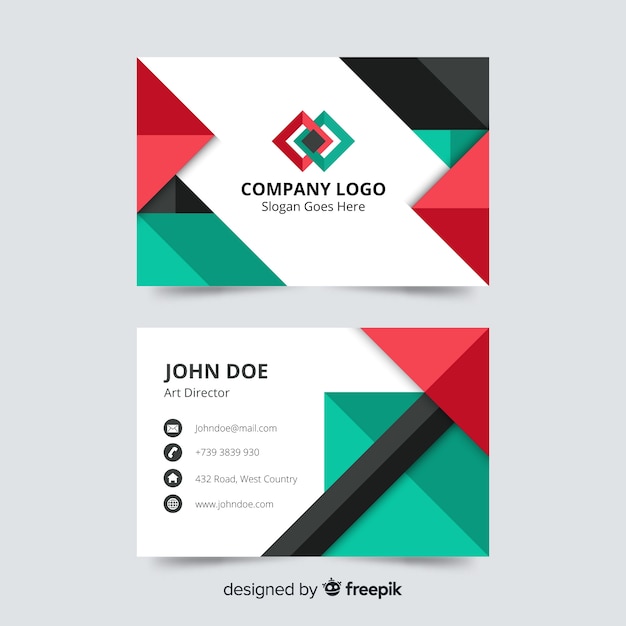 Business card template