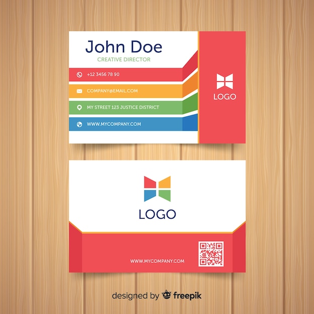 Business card template