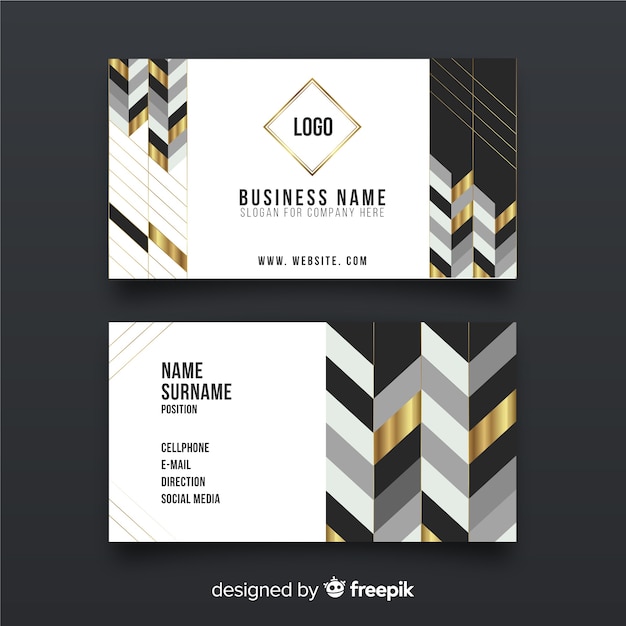 Business card template