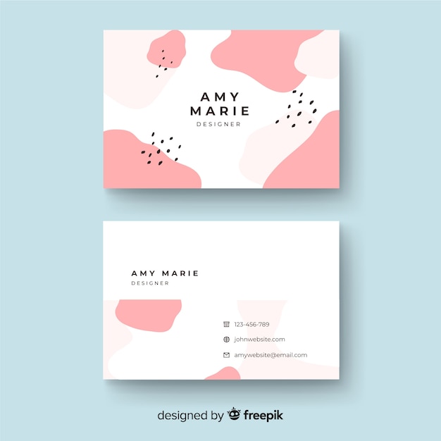 Business card template