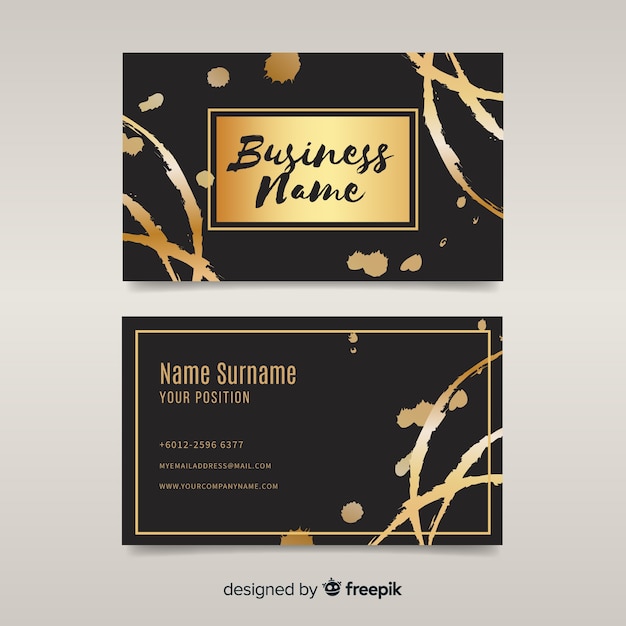 Business card template