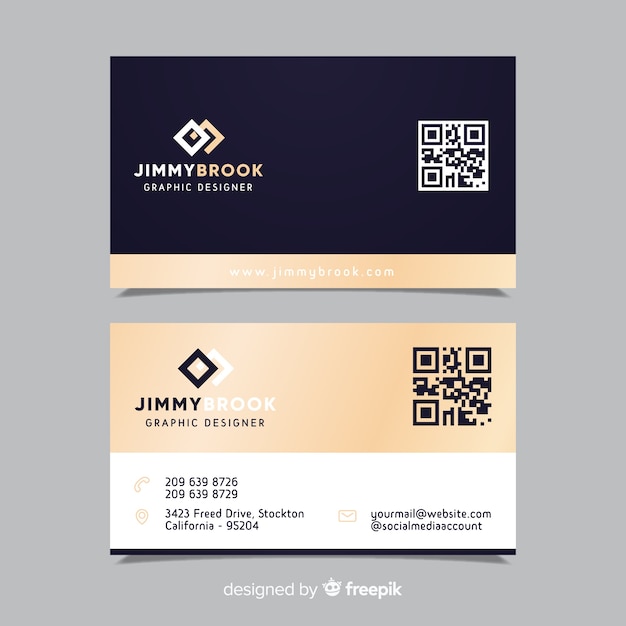 Business card template