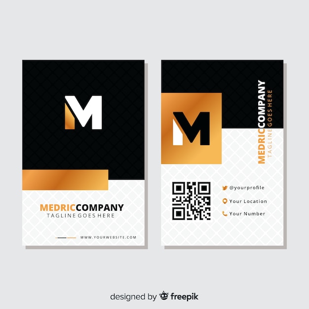 Business card template