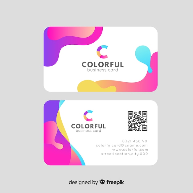 Business card template