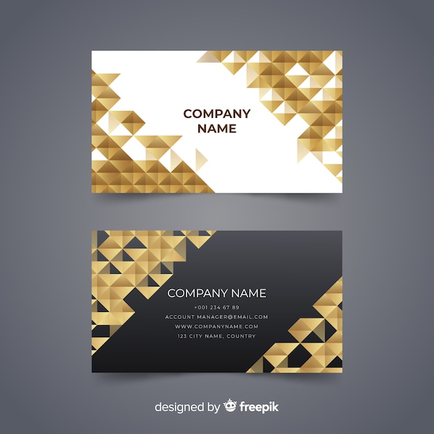 Business card template