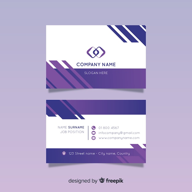 Business card template