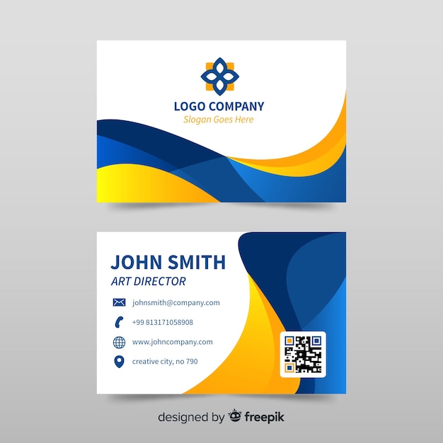 Business card template