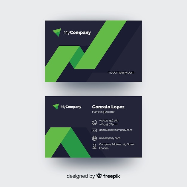 Business card template