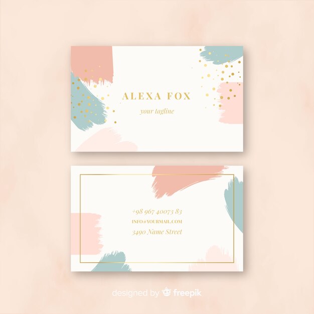 Business card template