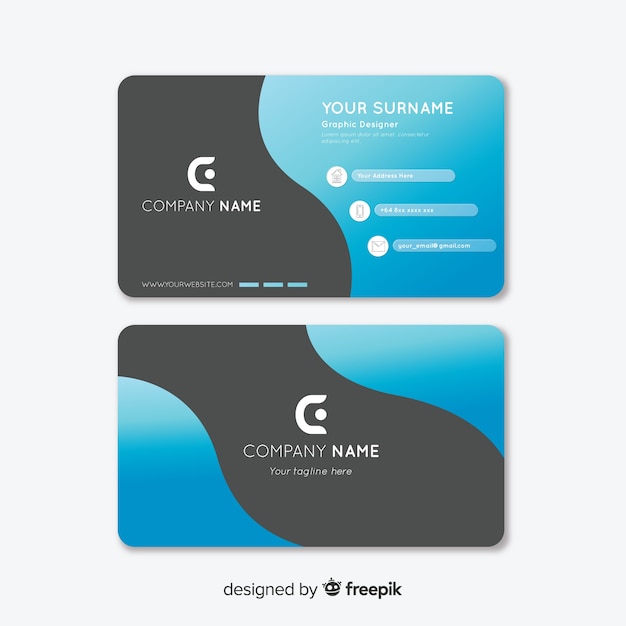 Business card template