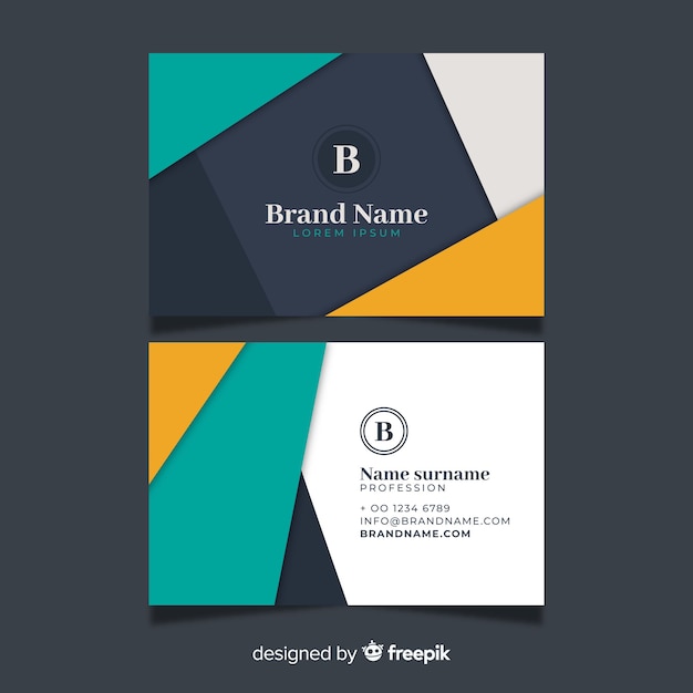 Business card template