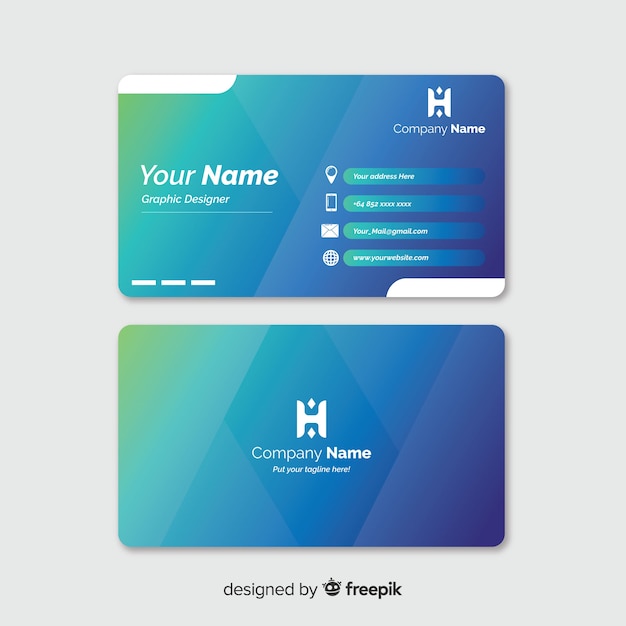 Business card template