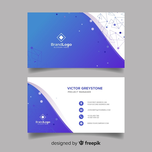 Business card template